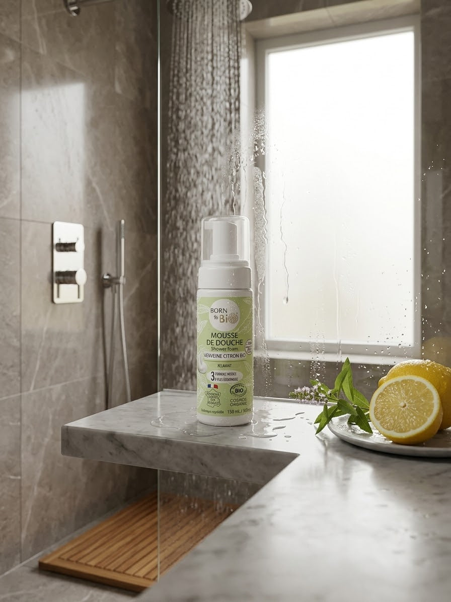 Born to Bio Mousse Doccia Biologica Verbena e Limone - Bagnodoccia Bio 150 ml