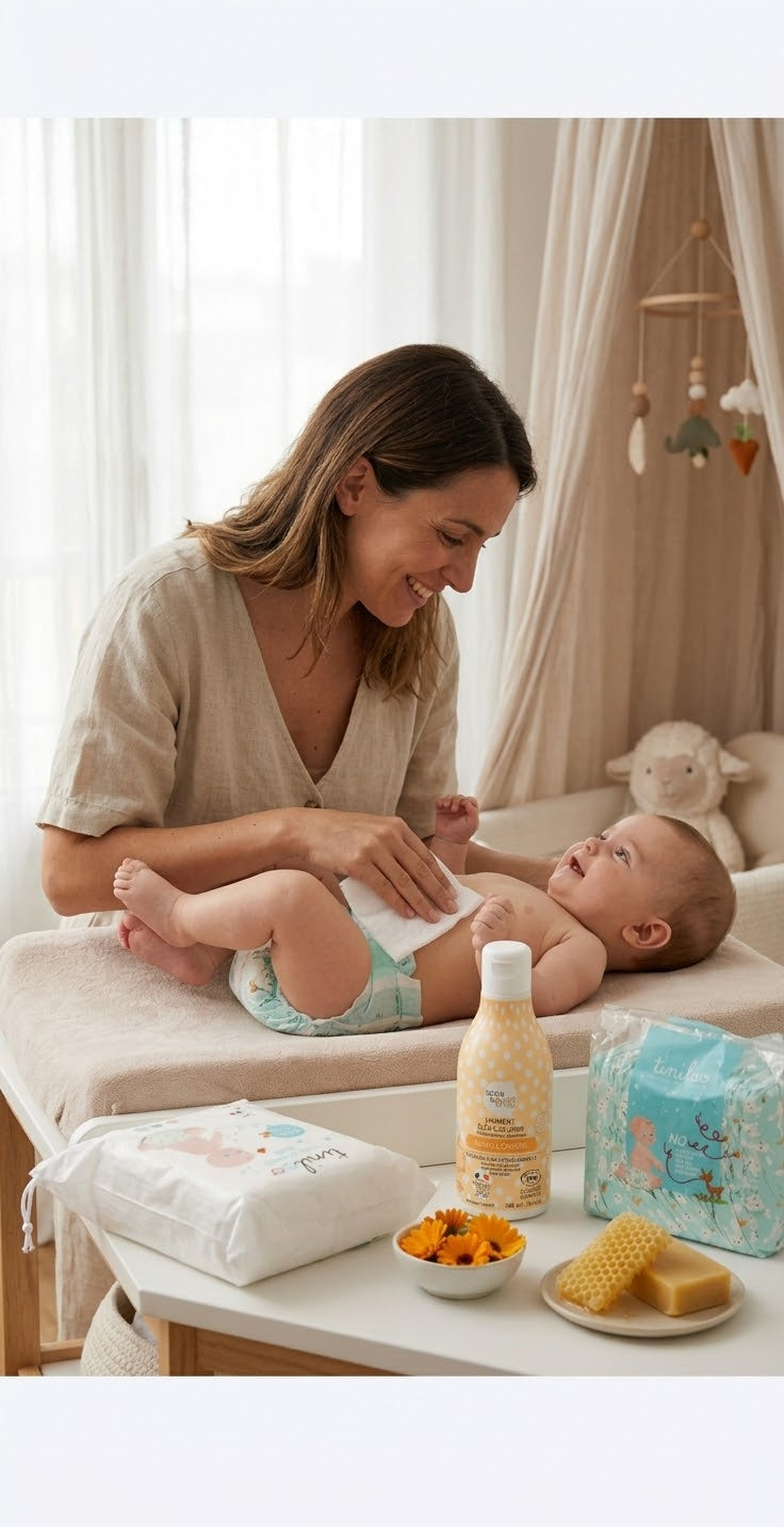 Born to Bio Linimento Oleo-Calcareo Biologico Cambio Pannolino Neonato 300 ml