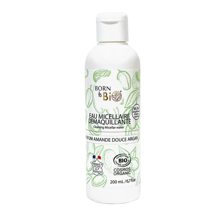 Born to Bio Acqua Micellare Biologica Argan e Mandorle Dolci - Struccante Viso Bio 200ml
