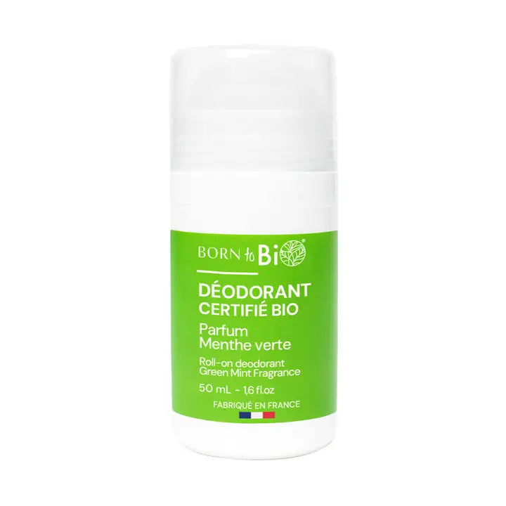 Born to Bio Deodorante Biologico alla Menta Verde - Senza Sali di Alluminio 50 ml