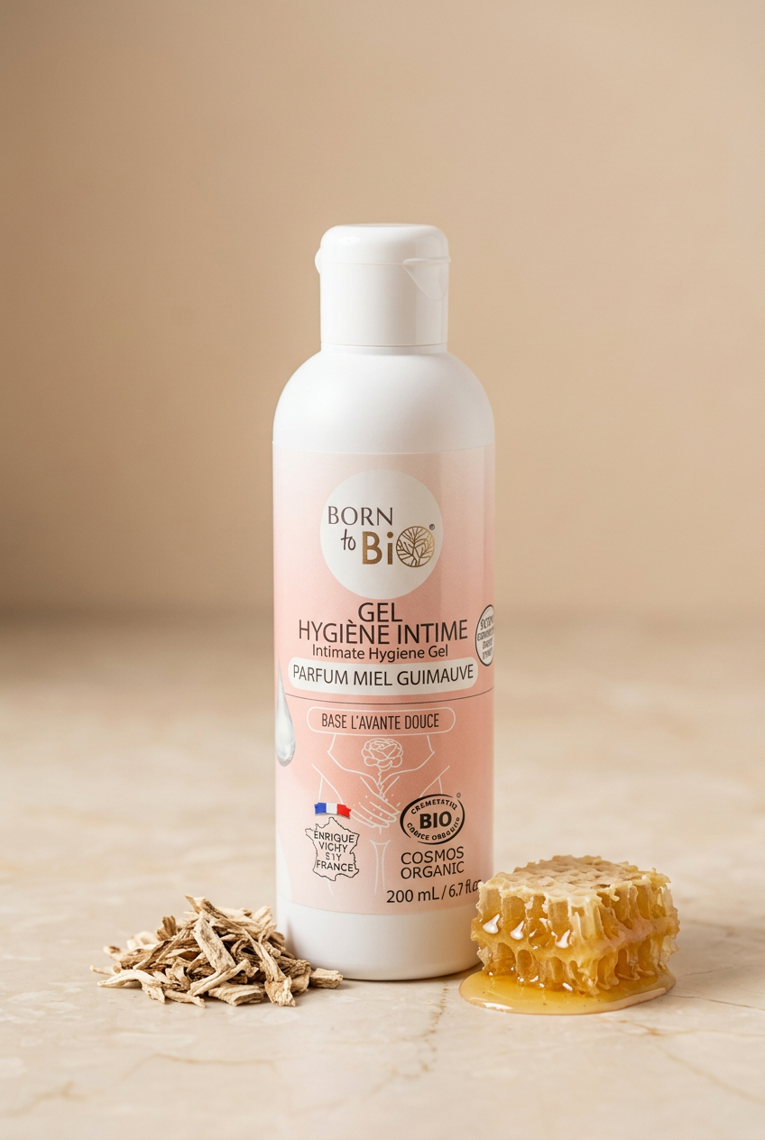 Detergente intimo Born to Bio con miele e radice di altea