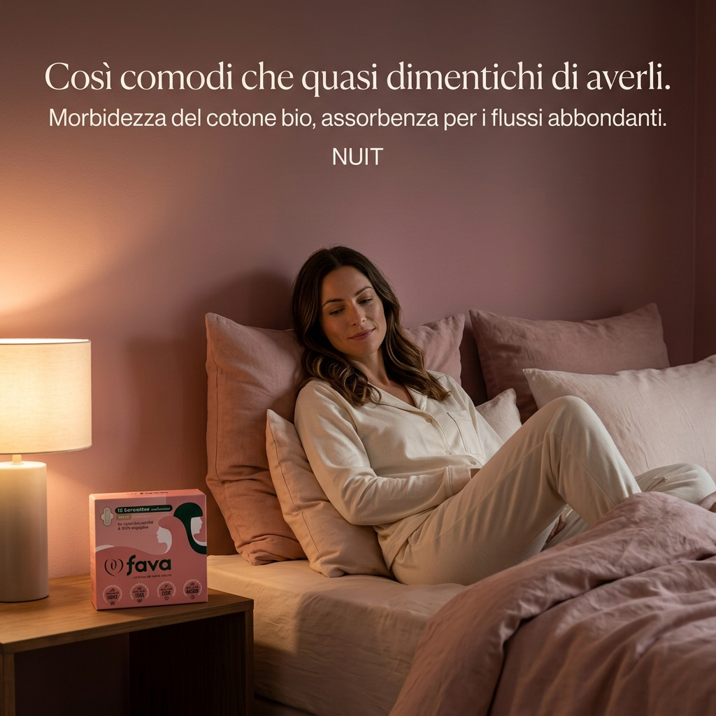 FAVA notte, comfort in una camera dai toni rosa