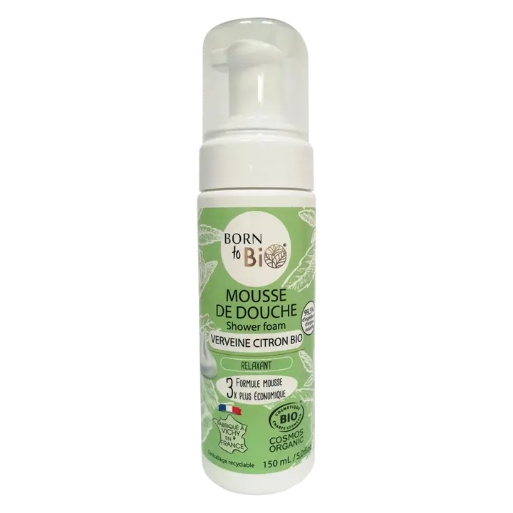 Born to Bio Mousse Doccia Biologica Verbena e Limone - Bagnodoccia Bio 150 ml