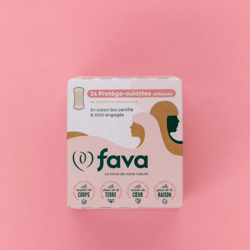 FAVA Proteggi-slip Biologici 100% Cotone Ipoallergenci - Senza Profumo 24 pz