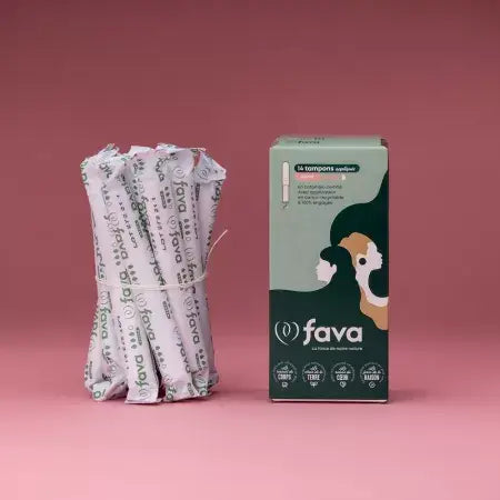 FAVA Assorbenti Interni Biologici Super in Cotone Bio GOTS con Applicatore - 14 pz